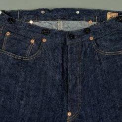 TCB Two Cat's Waist Overall Natural Indigo 48 TCB Two Cat's Waist Overall Natural Indigo