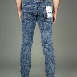 Tanuki NAWHT Natural Acid Wash High Tapered Jeans