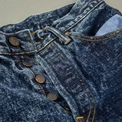 Tanuki NAWHT Natural Acid Wash High Tapered Jeans