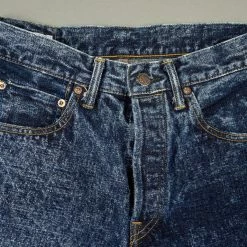 Tanuki NAWHT Natural Acid Wash High Tapered Jeans