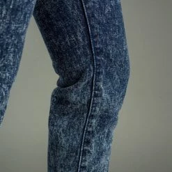 Tanuki NAWHT Natural Acid Wash High Tapered Jeans