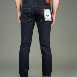 Tanuki NSMT Natural Black Sumi Overdye Tapered Jeans