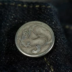 Tanuki NSMT Natural Black Sumi Overdye Tapered Jeans