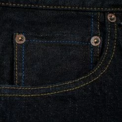 Tanuki NSMT Natural Black Sumi Overdye Tapered Jeans