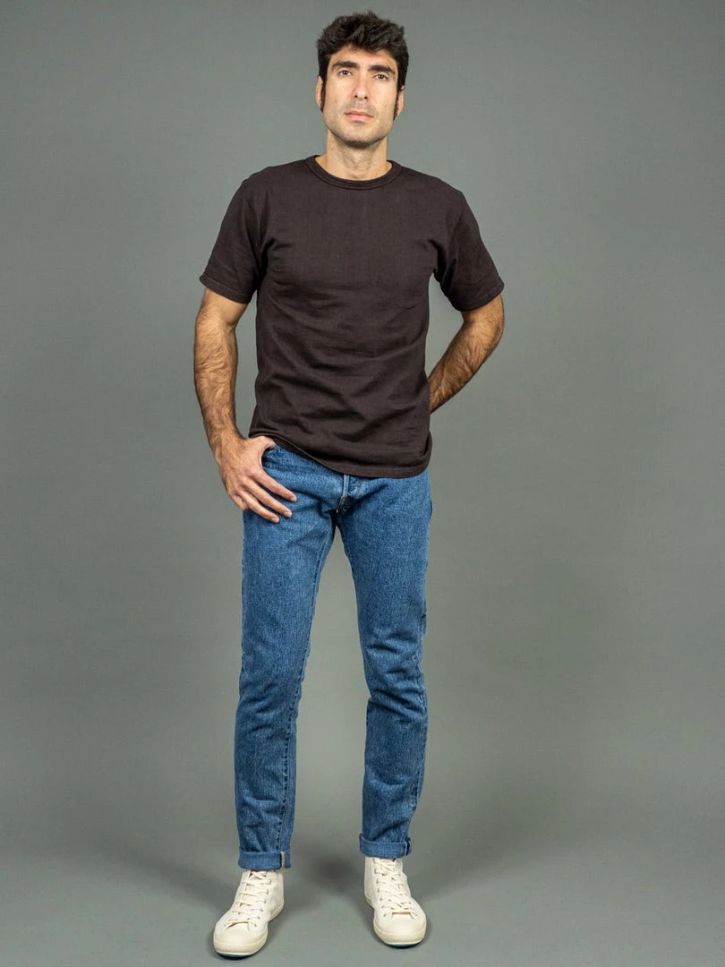 Tanuki YUSTHT Yurai Stonewash High Tapered Jeans 3 Tanuki YUSTHT Yurai Stonewash High Tapered Jeans