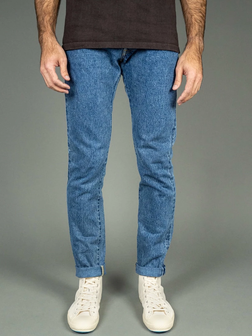 Tanuki YUSTHT Yurai Stonewash High Tapered Jeans 4 Tanuki YUSTHT Yurai Stonewash High Tapered Jeans