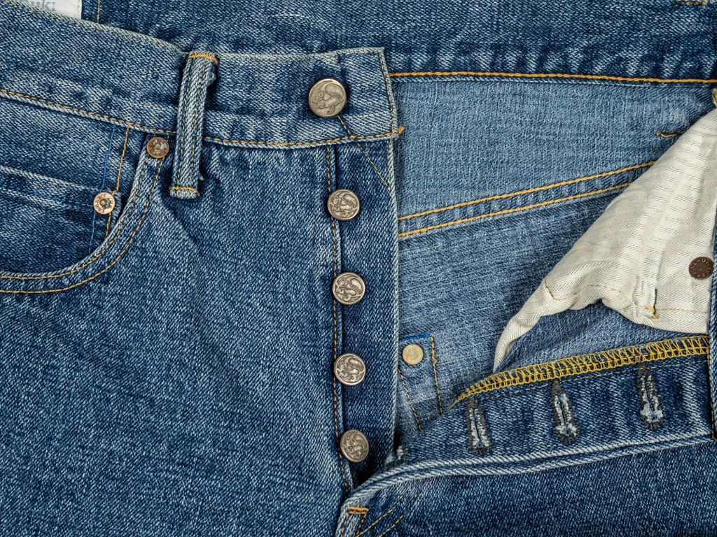 Tanuki YUSTHT Yurai Stonewash High Tapered Jeans 16 Tanuki YUSTHT Yurai Stonewash High Tapered Jeans