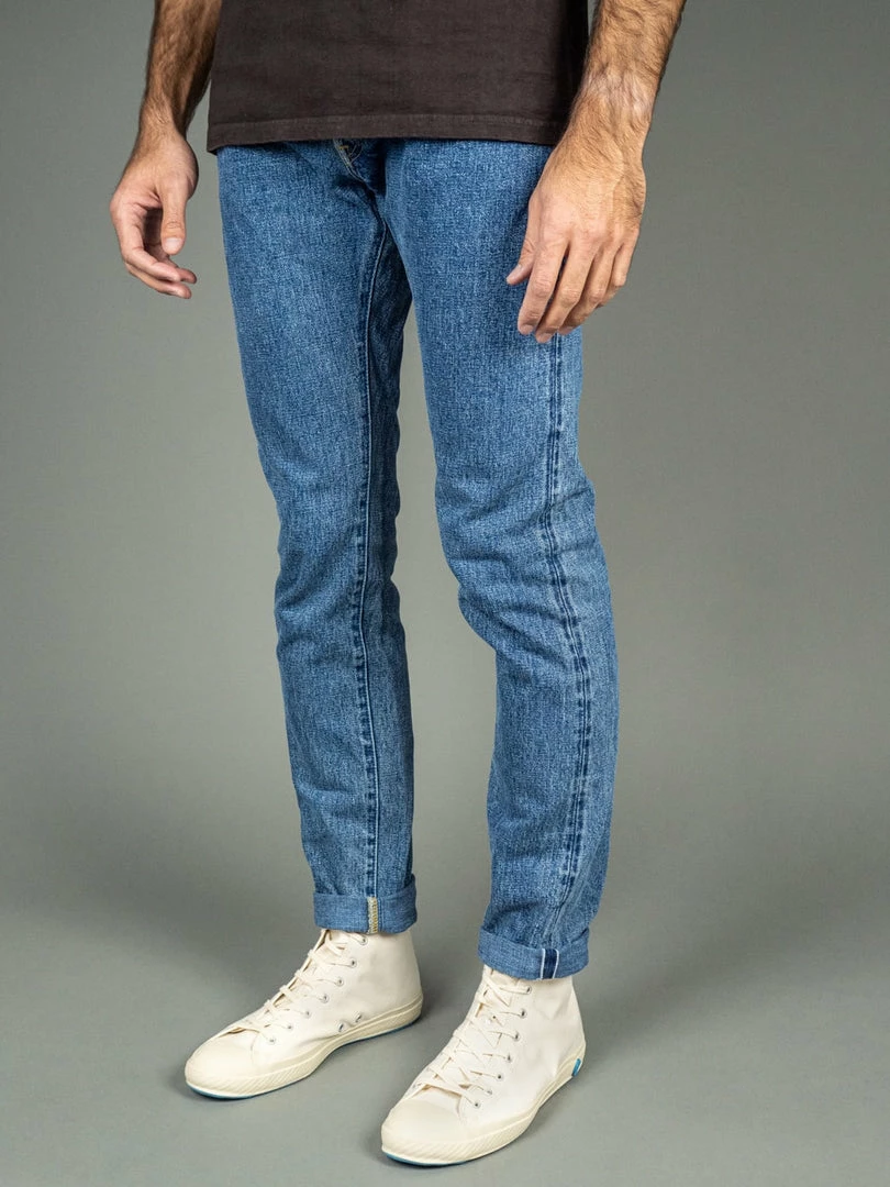 Tanuki YUSTHT Yurai Stonewash High Tapered Jeans 5 Tanuki YUSTHT Yurai Stonewash High Tapered Jeans