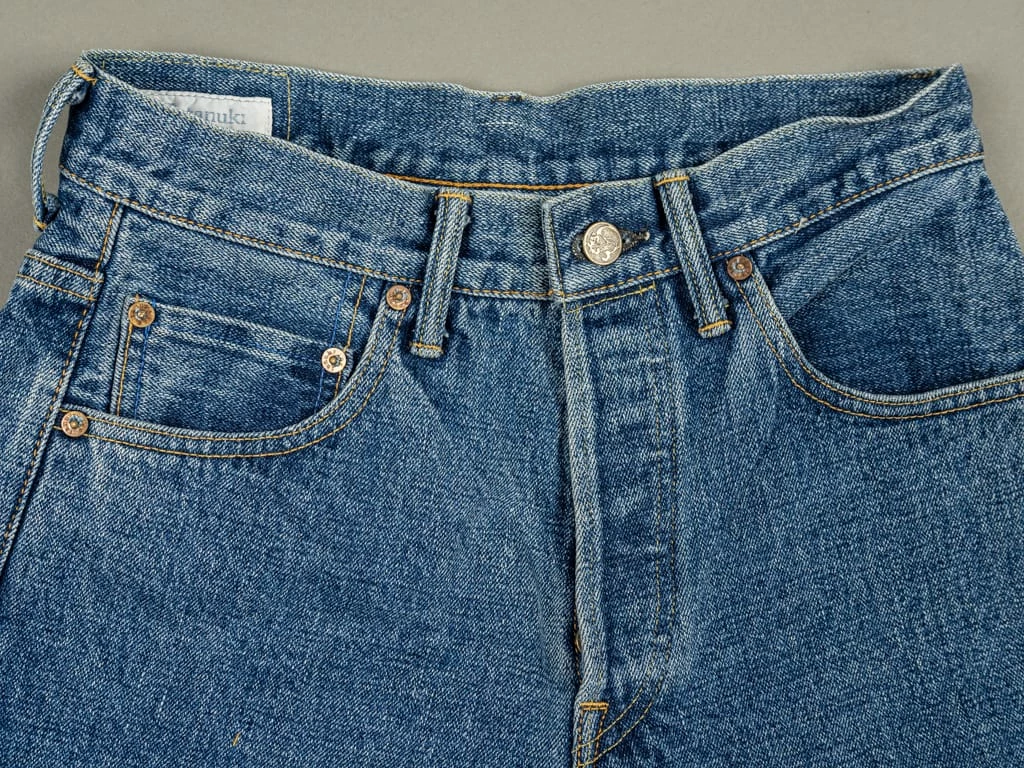 Tanuki YUSTHT Yurai Stonewash High Tapered Jeans 13 Tanuki YUSTHT Yurai Stonewash High Tapered Jeans