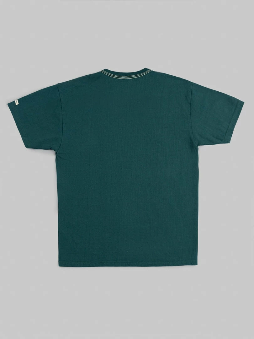 The Flat Head Loopwheeled Heavyweight Plain T-Shirt Dark Green NEW ARRIVALS 10 The Flat Head Loopwheeled Heavyweight Plain T-Shirt Dark Green NEW ARRIVALS