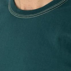 The Flat Head Loopwheeled Heavyweight Plain T-Shirt Dark Green NEW ARRIVALS 19 The Flat Head Loopwheeled Heavyweight Plain T-Shirt Dark Green NEW ARRIVALS