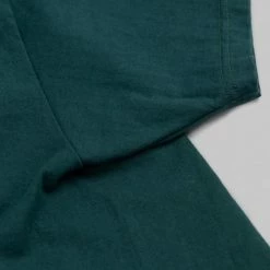 The Flat Head Loopwheeled Heavyweight Plain T-Shirt Dark Green NEW ARRIVALS 24 The Flat Head Loopwheeled Heavyweight Plain T-Shirt Dark Green NEW ARRIVALS