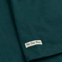 The Flat Head Loopwheeled Heavyweight Plain T-Shirt Dark Green NEW ARRIVALS 25 The Flat Head Loopwheeled Heavyweight Plain T-Shirt Dark Green NEW ARRIVALS