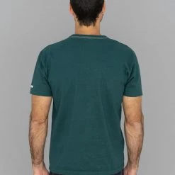The Flat Head Loopwheeled Heavyweight Plain T-Shirt Dark Green NEW ARRIVALS 18 The Flat Head Loopwheeled Heavyweight Plain T-Shirt Dark Green NEW ARRIVALS