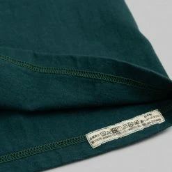 The Flat Head Loopwheeled Heavyweight Plain T-Shirt Dark Green NEW ARRIVALS 27 The Flat Head Loopwheeled Heavyweight Plain T-Shirt Dark Green NEW ARRIVALS