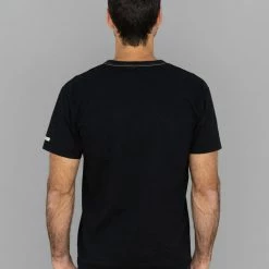 The Flat Head Loopwheeled Heavyweight Plain T-Shirt Black