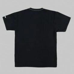 The Flat Head Loopwheeled Heavyweight Plain T-Shirt Black
