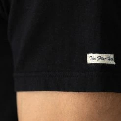 The Flat Head Loopwheeled Heavyweight Plain T-Shirt Black