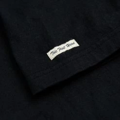 The Flat Head Loopwheeled Heavyweight Plain T-Shirt Black