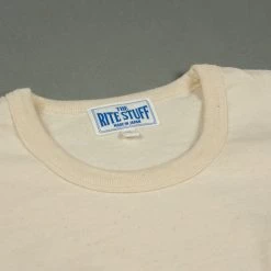 The Rite Stuff Heavyweight 9 Oz. Loopwheel Pocket T-shirt (Ecru) 29 The Rite Stuff Heavyweight 9 Oz. Loopwheel Pocket T-shirt (Ecru)