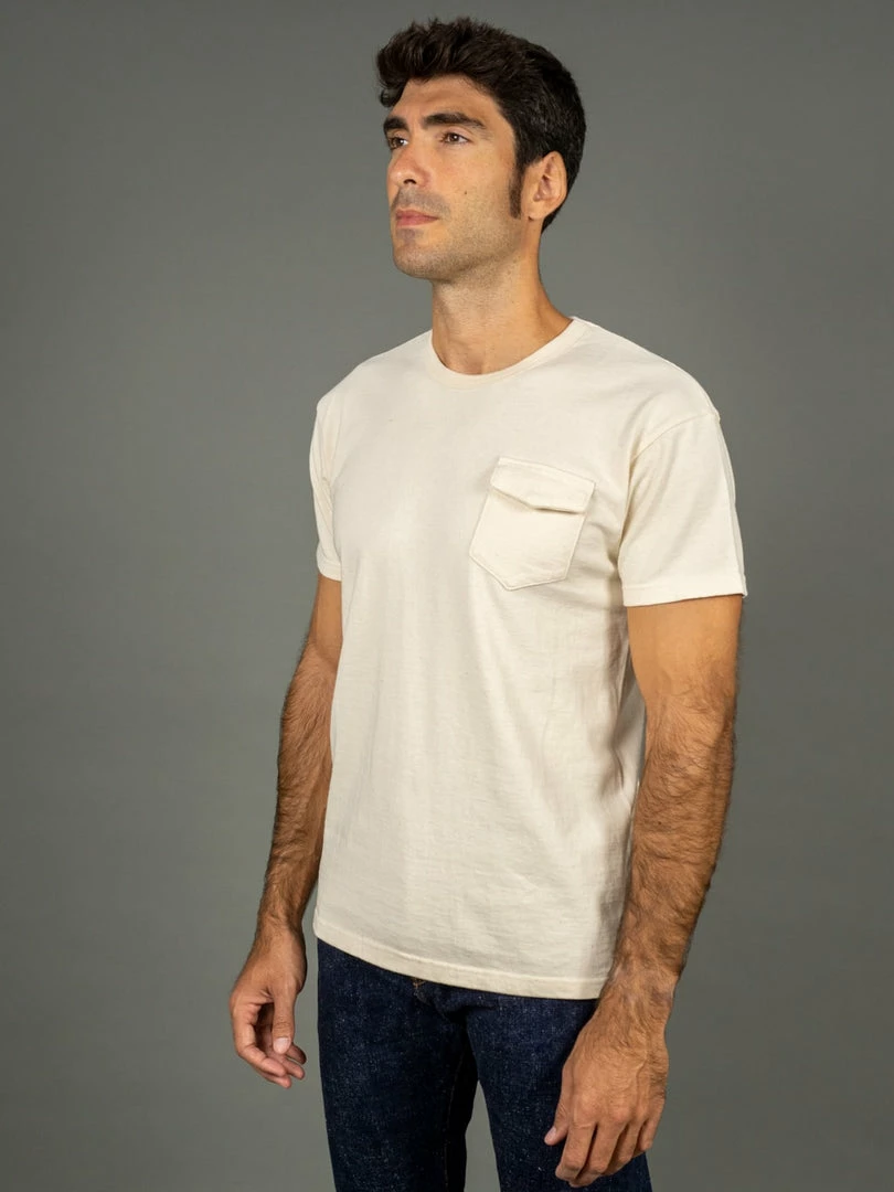 The Rite Stuff Heavyweight 9 Oz. Loopwheel Pocket T-shirt (Ecru) 5 The Rite Stuff Heavyweight 9 Oz. Loopwheel Pocket T-shirt (Ecru)