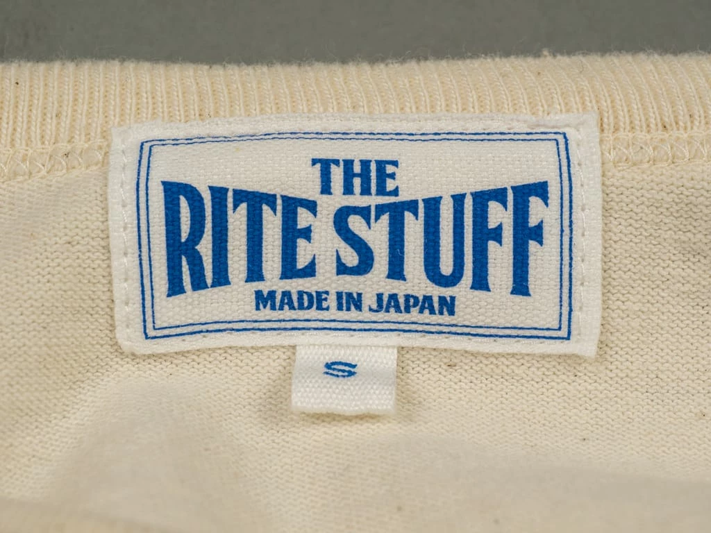 The Rite Stuff Heavyweight 9 Oz. Loopwheel Pocket T-shirt (Ecru) 15 The Rite Stuff Heavyweight 9 Oz. Loopwheel Pocket T-shirt (Ecru)