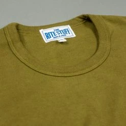 The Rite Stuff Heavyweight 9 Oz. Loopwheel Pocket T-shirt (Olive)