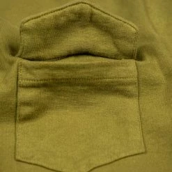 The Rite Stuff Heavyweight 9 Oz. Loopwheel Pocket T-shirt (Olive)