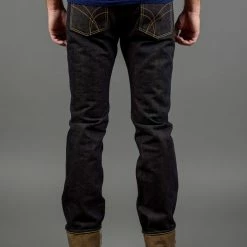 The Strike Gold 2105 Brown Weft Slim Straight Jeans 28 The Strike Gold 2105 Brown Weft Slim Straight Jeans