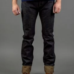 The Strike Gold 2105 Brown Weft Slim Straight Jeans