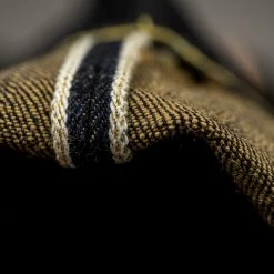 The Strike Gold 2109 Brown Weft Slim Tapered Jeans