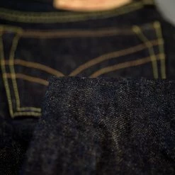 The Strike Gold 2109 Brown Weft Slim Tapered Jeans