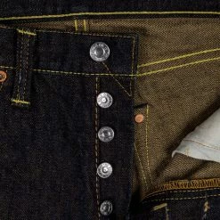 The Strike Gold 2109 Brown Weft Slim Tapered Jeans