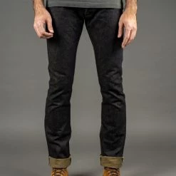 The Strike Gold 2109 Brown Weft Slim Tapered Jeans