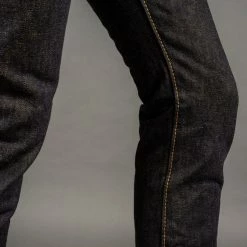 The Strike Gold 2109 Brown Weft Slim Tapered Jeans