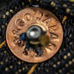 The Strike Gold 2109 Brown Weft Slim Tapered Jeans