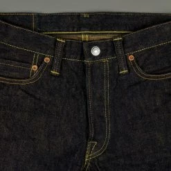 The Strike Gold 2109 Brown Weft Slim Tapered Jeans