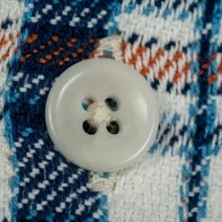 The Strike Gold Check Work Flannel Shirt Navy