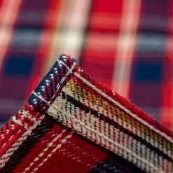 The Strike Gold Check Work Flannel Shirt Red