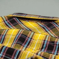 The Strike Gold Check Work Flannel Shirt Yellow