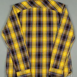 The Strike Gold Check Work Flannel Shirt Yellow