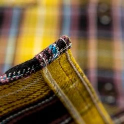 The Strike Gold Check Work Flannel Shirt Yellow