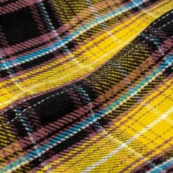 The Strike Gold Check Work Flannel Shirt Yellow