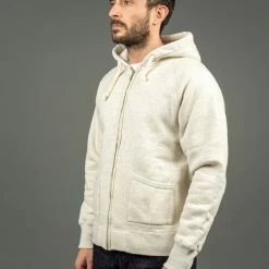 The Strike Gold Loopwheeled Zip Hoodie (Oatmeal)
