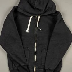 The Strike Gold Loopwheeled Zip Hoodie (Black)
