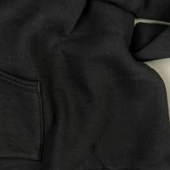 The Strike Gold Loopwheeled Zip Hoodie (Black)