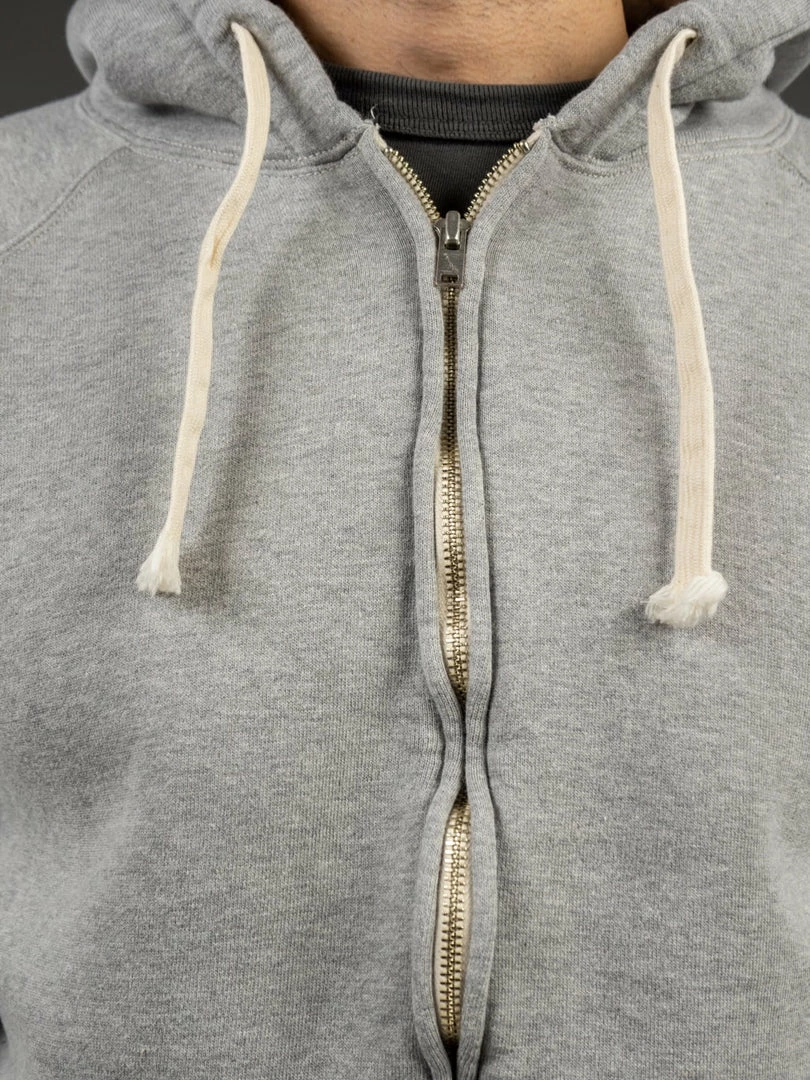 The Strike Gold Loopwheeled Zip Hoodie (Grey) 7 The Strike Gold Loopwheeled Zip Hoodie (Grey)