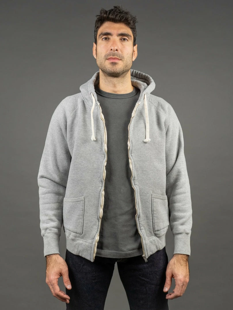 The Strike Gold Loopwheeled Zip Hoodie (Grey) 6 The Strike Gold Loopwheeled Zip Hoodie (Grey)