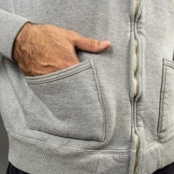 The Strike Gold Loopwheeled Zip Hoodie (Grey) 31 The Strike Gold Loopwheeled Zip Hoodie (Grey)