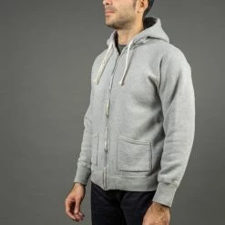 The Strike Gold Loopwheeled Zip Hoodie (Grey) 28 The Strike Gold Loopwheeled Zip Hoodie (Grey)